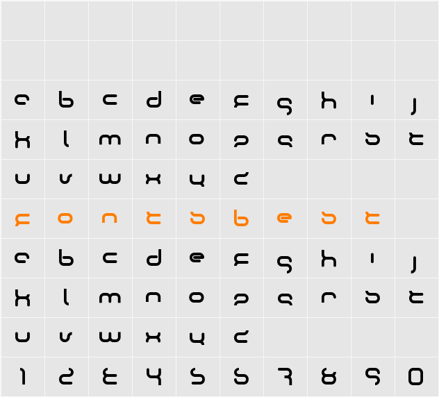 oktober Character Map