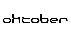 oktober Font Image