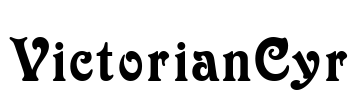 VictorianCyr Font Image