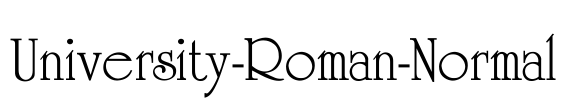 University-Roman-Normal