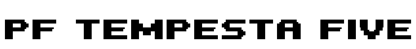 PF Tempesta Five Font Image