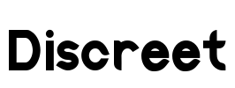 Discreet Font Image