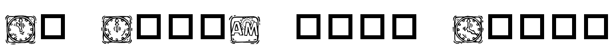 KR Lotsa Time Dings Font Image