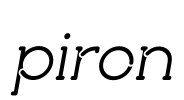 piron Font Image