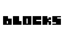 blocks Font Image