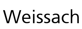 Weissach Font Image