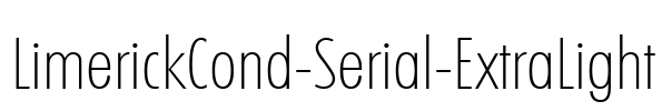 LimerickCond-Serial-ExtraLight
