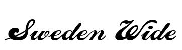 Sweden Wide Font Image