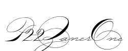 P22ZanerOne Font Image