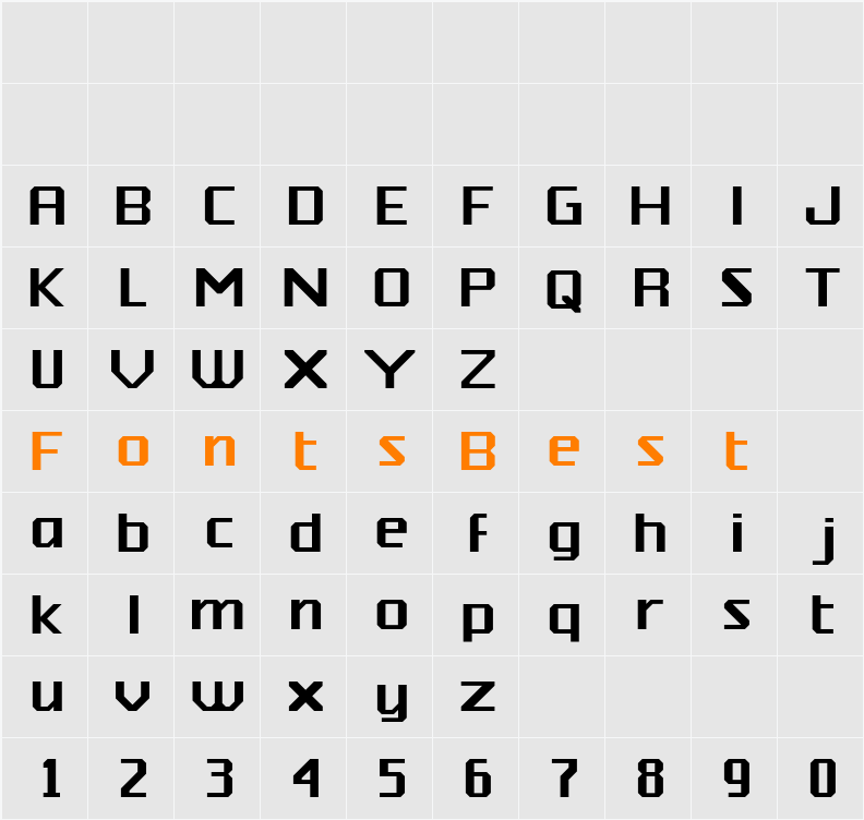 Silicon Character Map