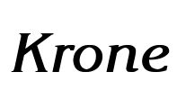 Krone Font Image