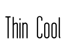 Thin Cool Font Image