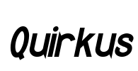Quirkus Font Image