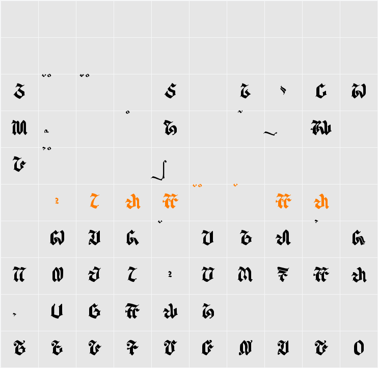 balaka - aksara sunda Character Map
