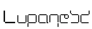 Lupanesc Font Image