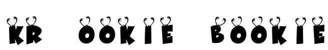 KR Ookie Bookie Font Image