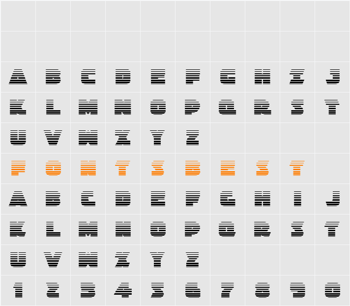 Jedi Special Forces Gradient Character Map