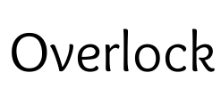 Overlock Font Image