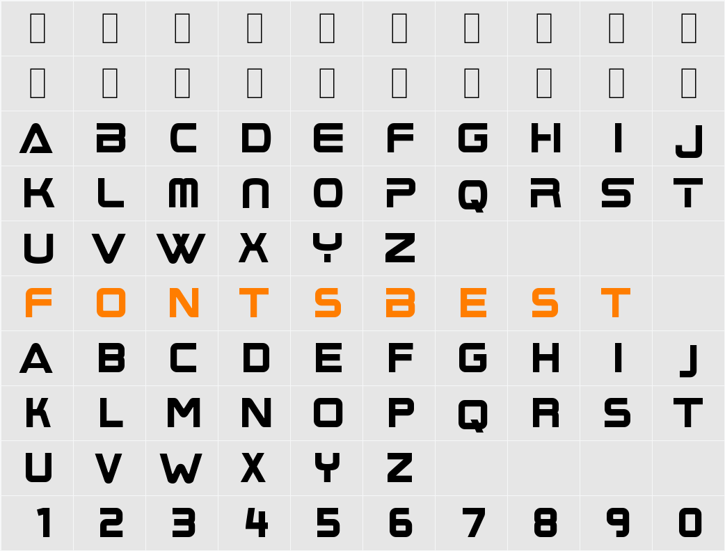 BoomBox 2 Character Map