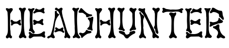 Headhunter Font Image