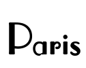 Paris Font Image