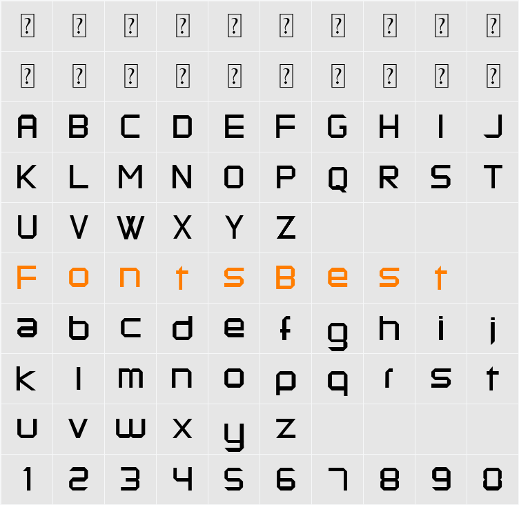 kermesse Character Map