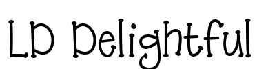 LD Delightful Font Image