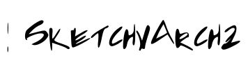 SketchyArch2 Font Image