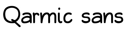Qarmic sans Font Image