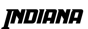 Indiana Font Image