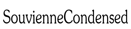 SouvienneCondensed Font Image