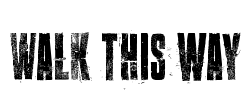 Walk this way Font Image
