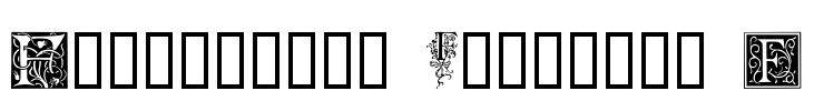 Ornamental Initials F Font Image