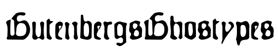GutenbergsGhostypes