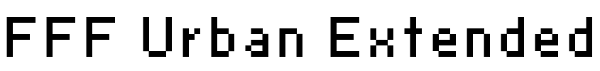 FFF Urban Extended Font Image