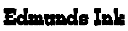 Edmunds Ink Font Image