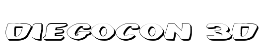 DiegoCon 3D Font Image