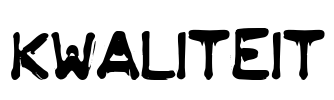 KWALITEIT Font Image