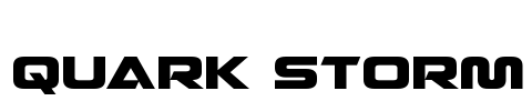 Quark Storm Font Image
