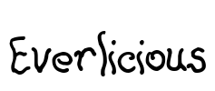 Everlicious Font Image