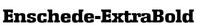 Enschede-ExtraBold