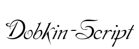 Dobkin-Script Font Image