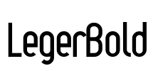 LegerBold Font Image