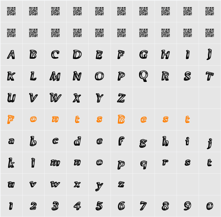 GreatPoints Character Map