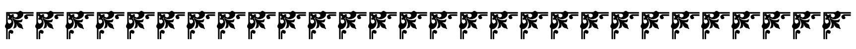 Vintage Decorative Corner_36 Font Image
