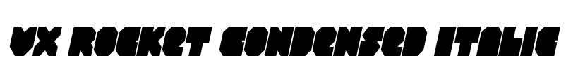 VX Rocket Condensed Italic