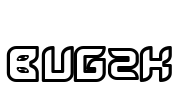 Bug2K Font Image
