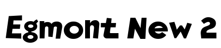 Egmont New 2 Font Image