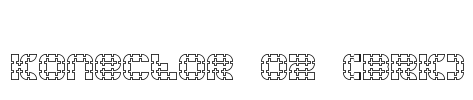 Konector O2 (BRK) Font Image