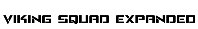 Viking Squad Expanded Font Image